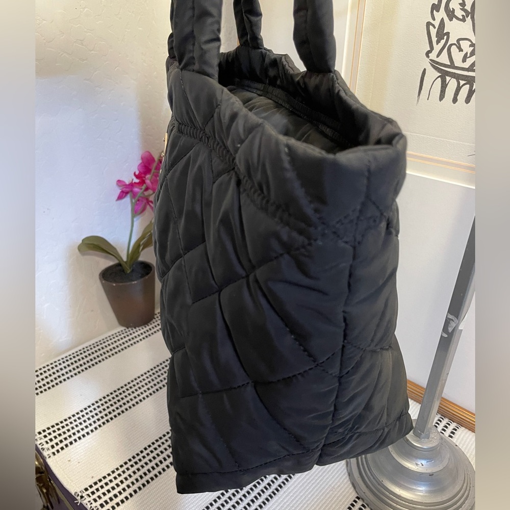 Marc Jacobs Black Quilted Nylon Tote - Picture 12 of 12